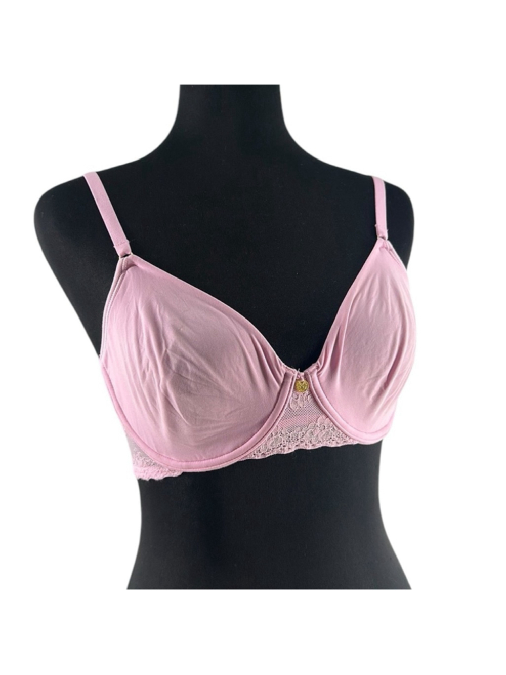 Natori bra contour underwire bra bliss perfection unlined pink luxury 32 D